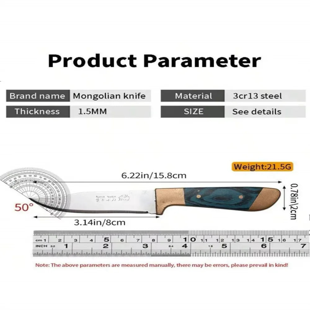 Mini Portable Fruit & Steak Knife with Sheath | BBQ Knife