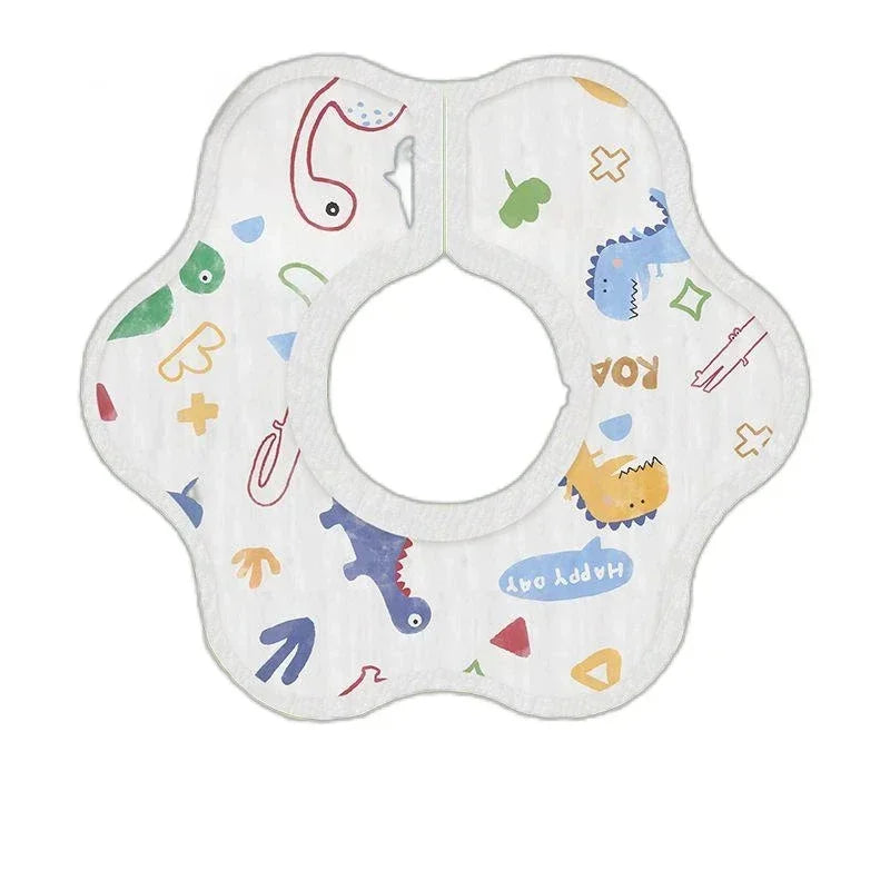 10 Disposable Bibs Baby Drool Towel Waterproof 360 Degree Anti