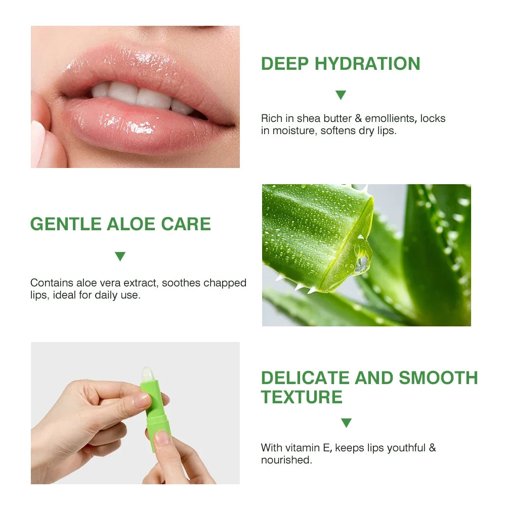Lakerain Aloe Vera Lip Balm – Hydrating, Nourishing & Gentle