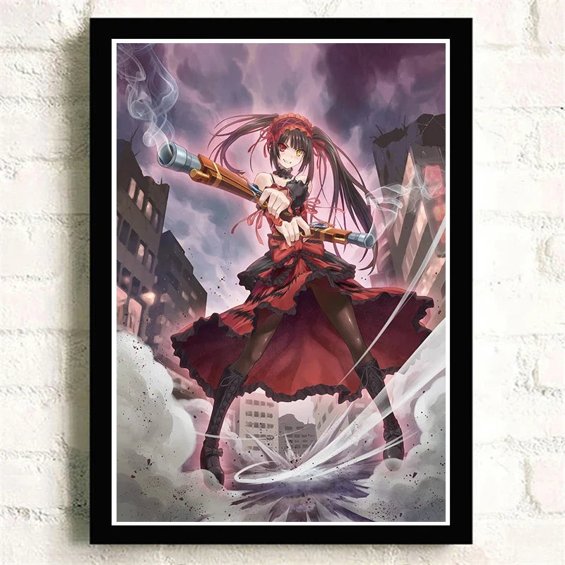 Date A Live Tokisaki Kurumi Anime Poster | Kawaii Wall Art