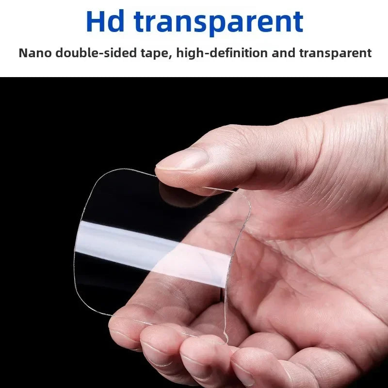 Nano Double-Sided Tape Squares – Reusable, Waterproof, No Trace