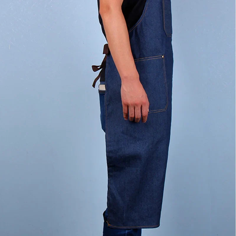 Canvas Pottery Apron | Adjustable Split-Leg DIY Craft Apron