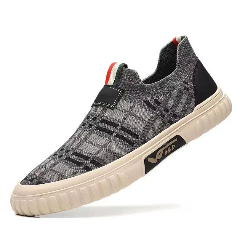 Men's Slip-On Mesh Sock Sneakers – Breathable Casual Shoes