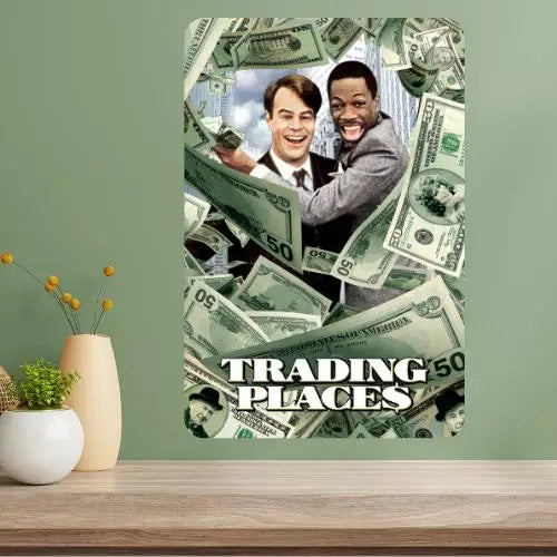 Trading Places Movie Metal Poster Sign – Retro Wall Decor