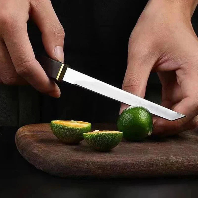Japanese Stainless Steel Paring Knife with Cover | 10cm Blade
