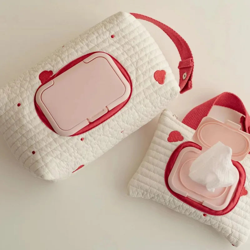 Baby Wet Wipes Case | Hanging Cloth Tissue Pouch Dispenser
