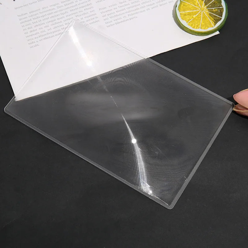 3X Full Page Magnifying Glass Bookmark – Ultra-Thin Reading Loupe