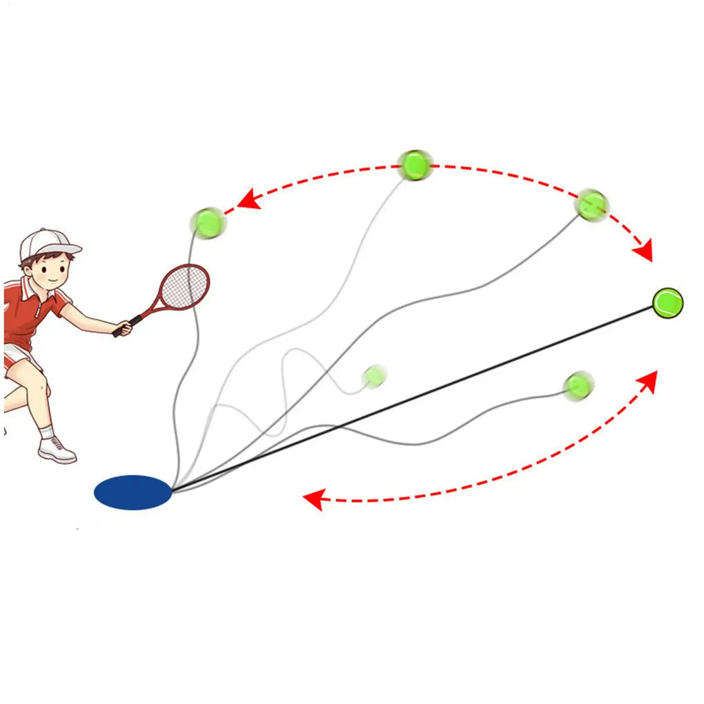 Tennis Rebounder Solo Trainer – String Return Ball for All Ages