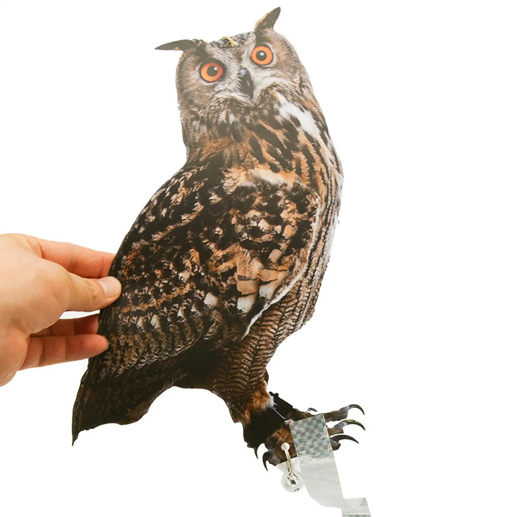 Expel Birds Pendant 2D Owl Scarecrow Garden Protector Decorative