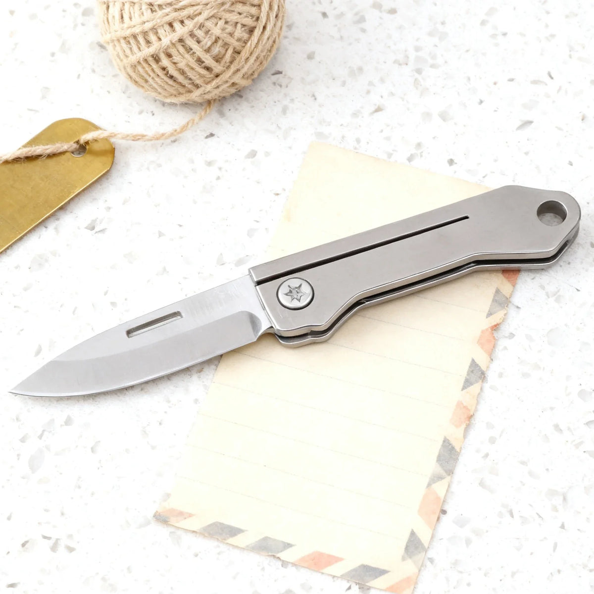 Mini Folding Pocket Knife – Keychain Utility & Outdoor Tool