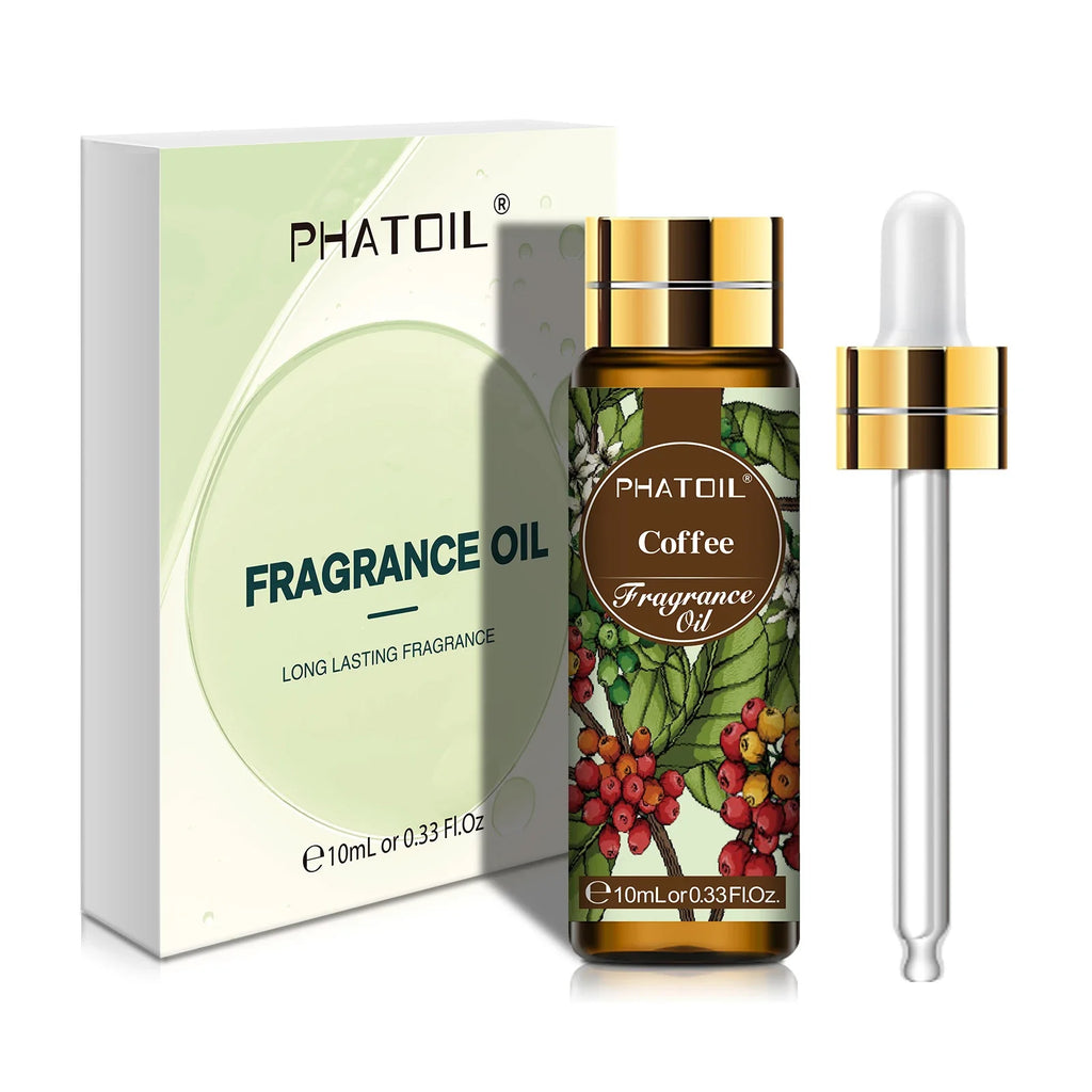 PHATOIL 10ml Aromatherapy Fragrance Oils – Diffuser & DIY Scents