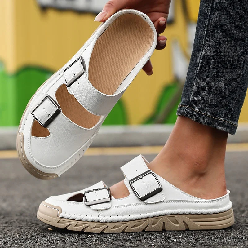 Women's Non-Slip Slip-On Casual Sandal Slippers | Indoor & Outdoor