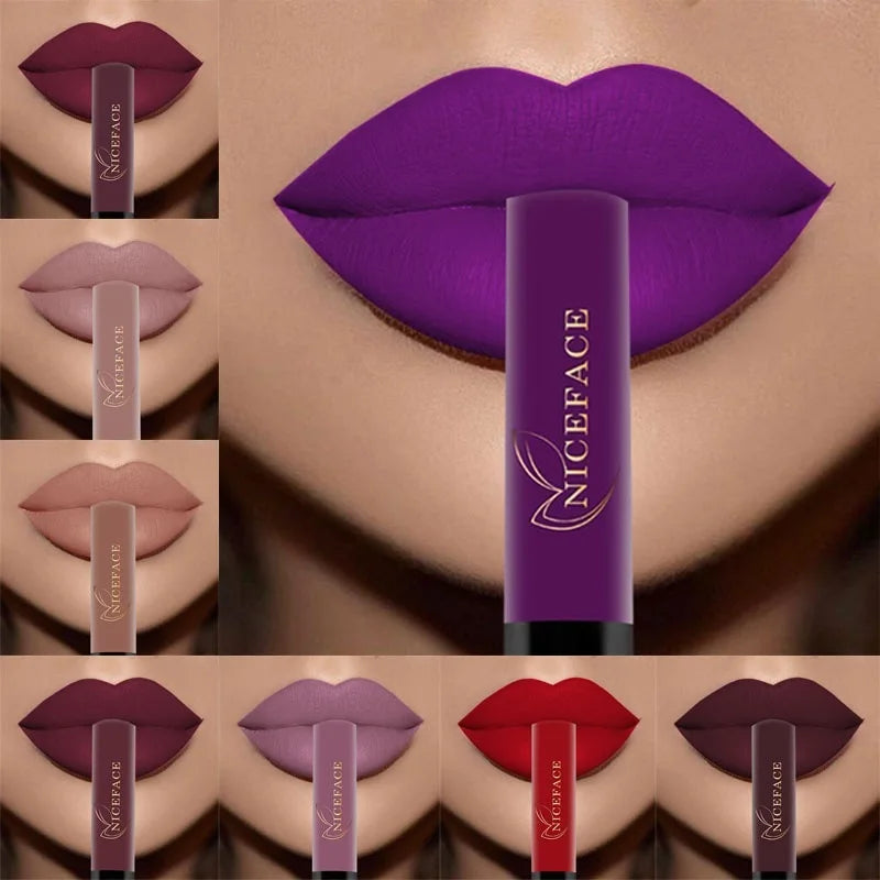 QiBest Matte Liquid Lipstick – Waterproof Long-Lasting Lip Gloss