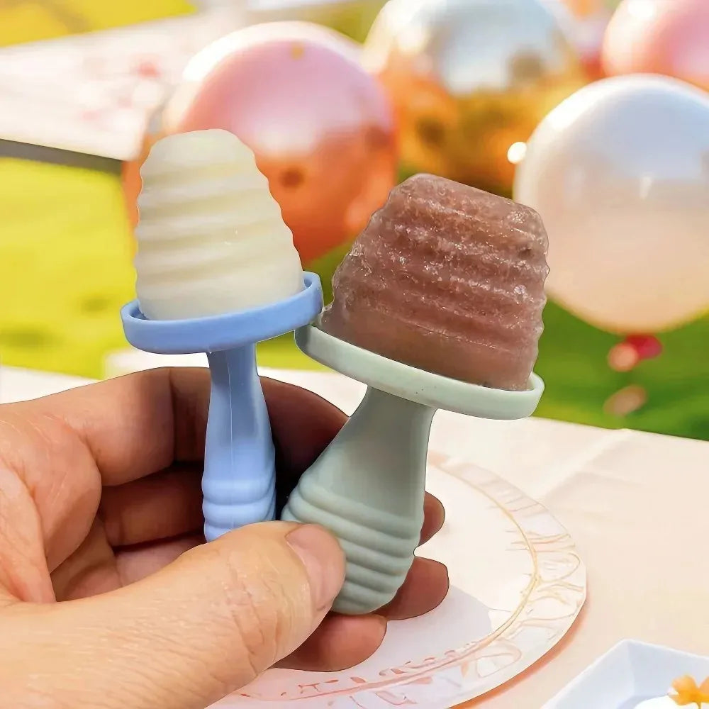 Silicone Ice Cream Mold – Reusable Popsicle & Frozen Treat Tray