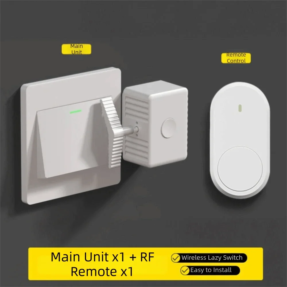 Type-C Rechargeable RF Wireless Remote Control Light Switch