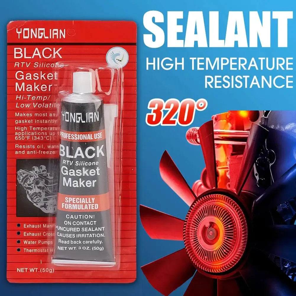 Black RTV Silicone Gasket Maker | High-Temp Engine Sealant