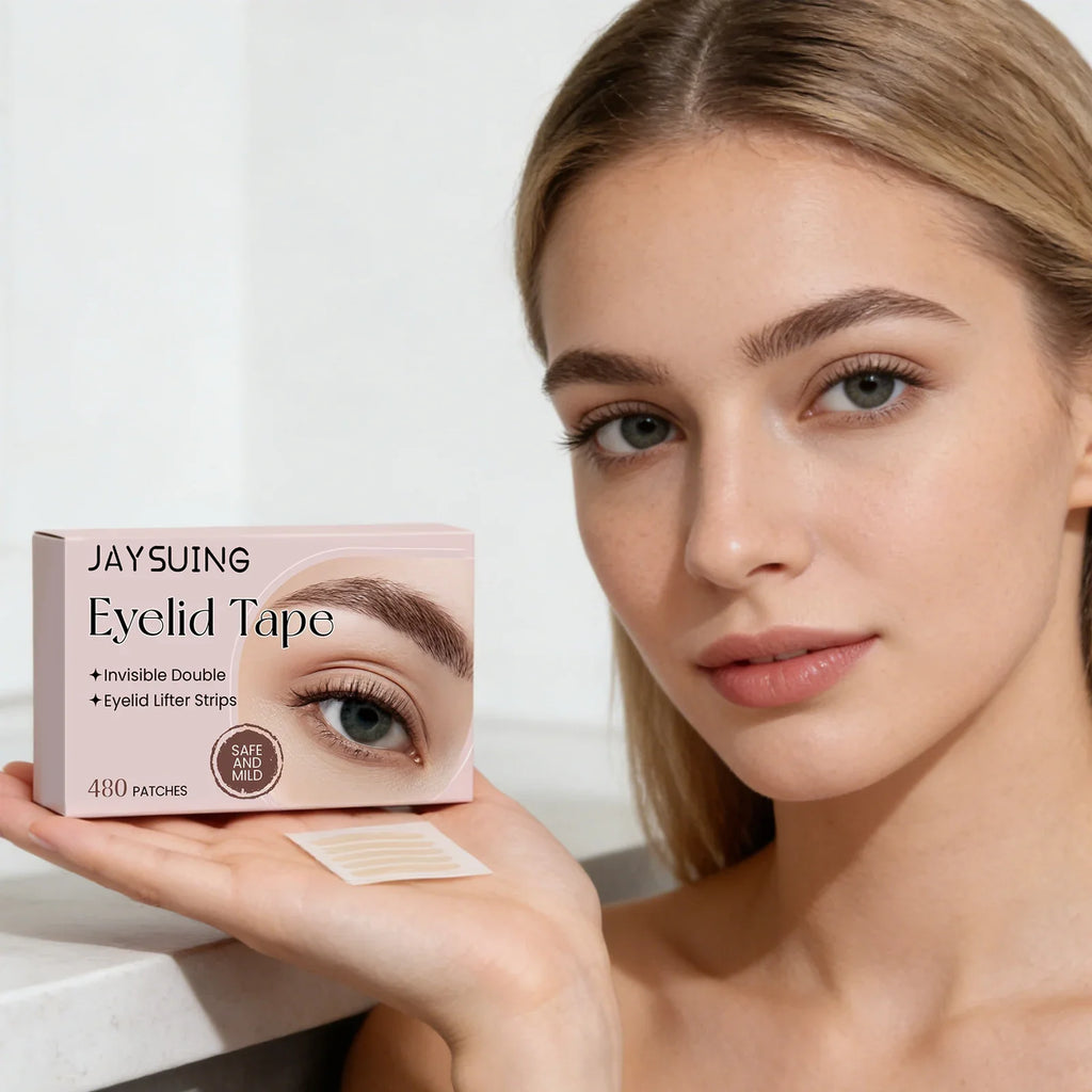 480pcs Invisible Eyelid Tape – Natural Eye Lift Strips