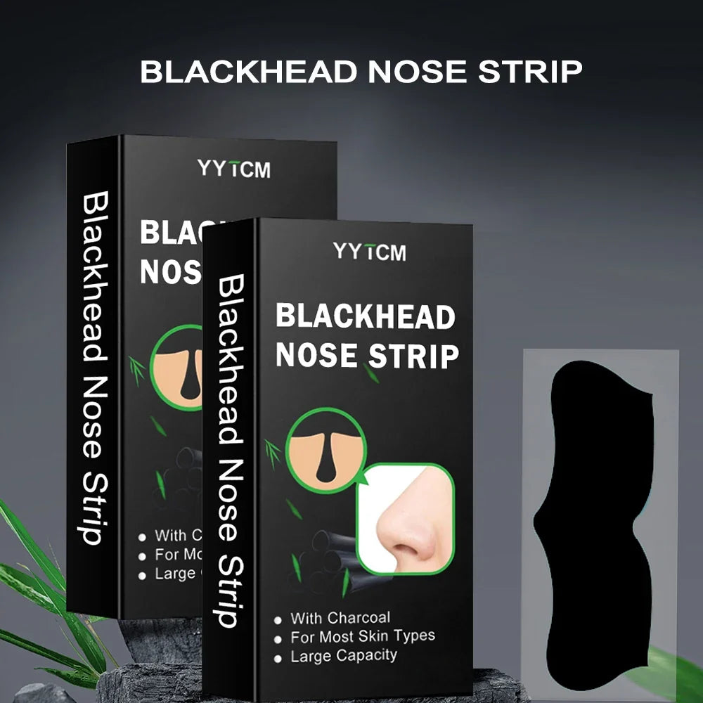 Bamboo Charcoal Blackhead Remover Nose Pore Strips | Up to 80pk