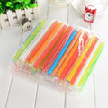 Colorful Wide Boba Straws 100pcs – Milk Tea & Party Straws