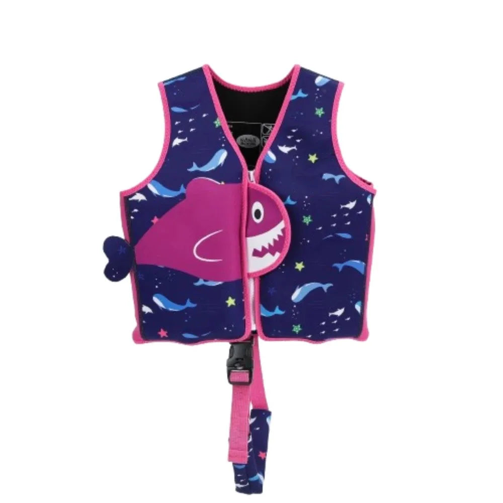 Kids Buoyancy Swim Vest – Adjustable Anti-Rollover Float Jacket