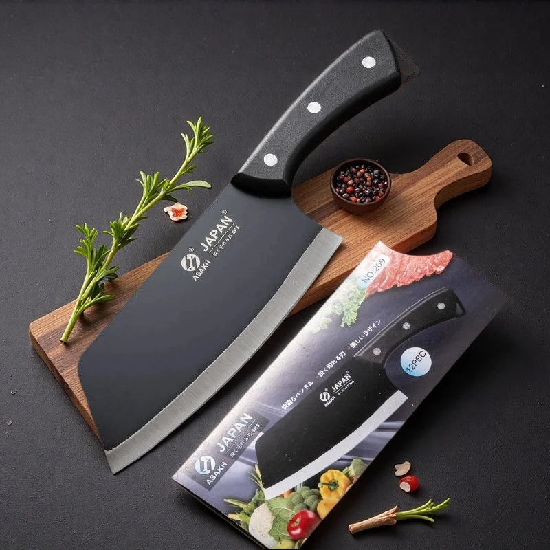 3Cr13 Stainless Steel Chinese Chef's Cleaver & Slicing Knife