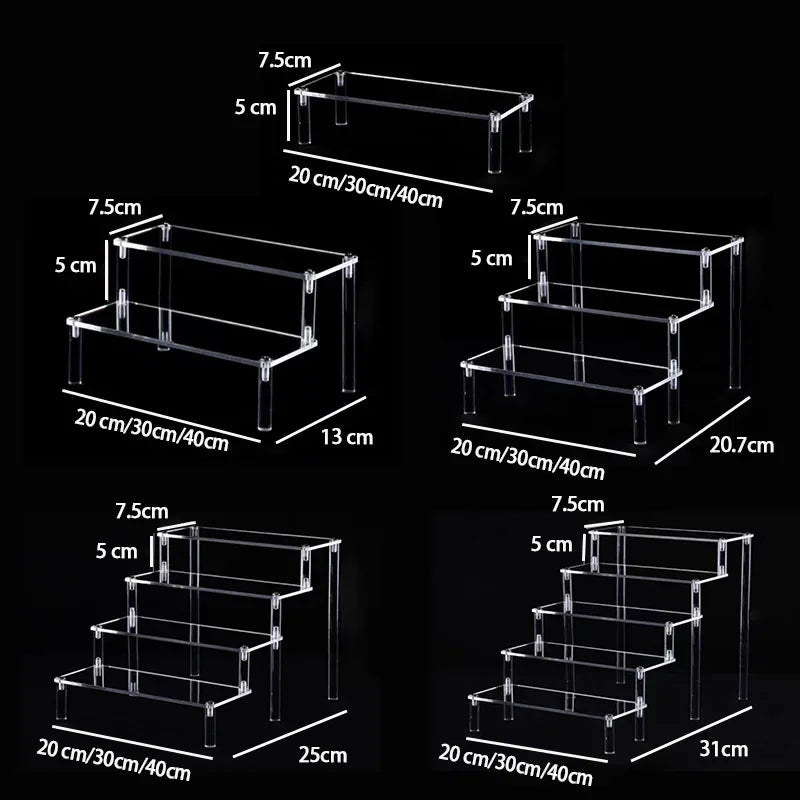 Acrylic Display Riser Rack – Perfume, Makeup & Cupcake Stand