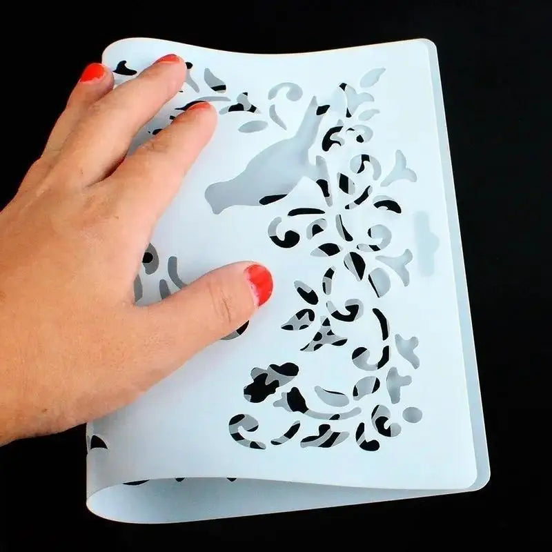 Mural Butterfly Embossed Template DIY Handmade Scrapbook Photo Album