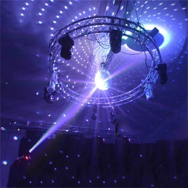 Disco Mirror Ball – Rotating Reflective Stage Party Light