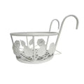 Metal Hanging Flower Pot Stand | Balcony & Patio Plant Rack