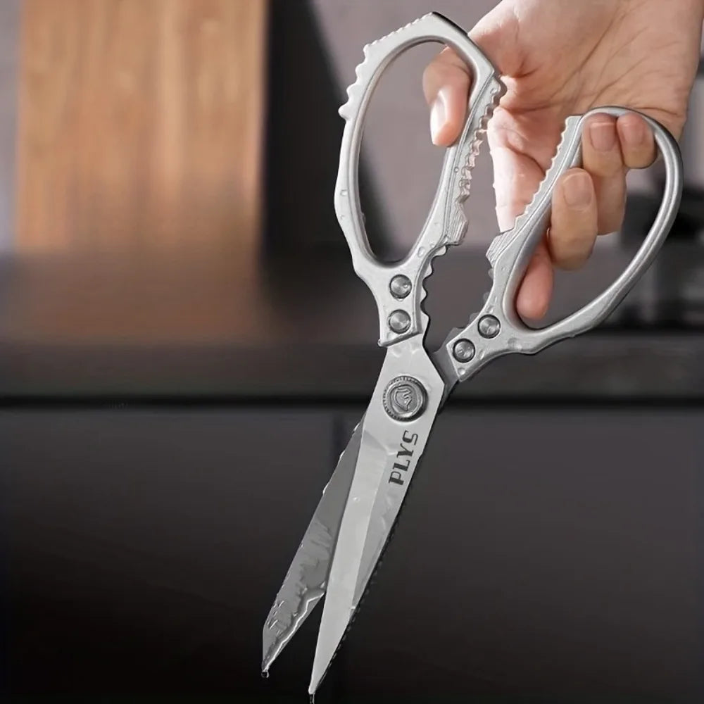 Heavy-Duty Stainless Steel Cooking Shears | Multi-Purpose Kitchen Scissors