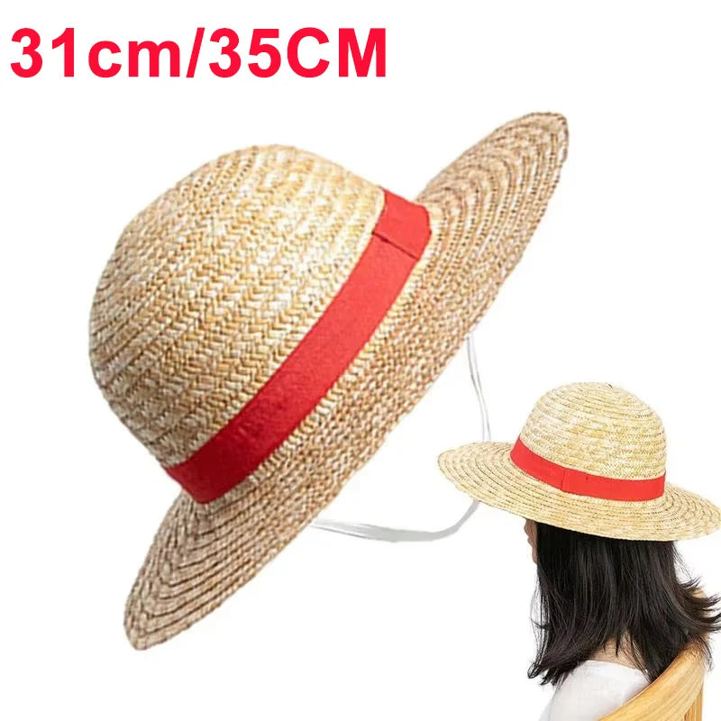 Unisex Straw Sun Hat – Beach, Festival & Costume Prop