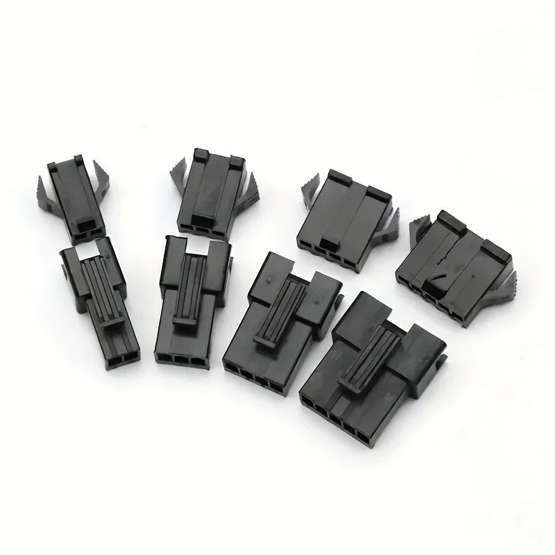 200pcs JST SM 2.54mm Connector Kit – 2/3/4/5 Pin Crimp Terminal
