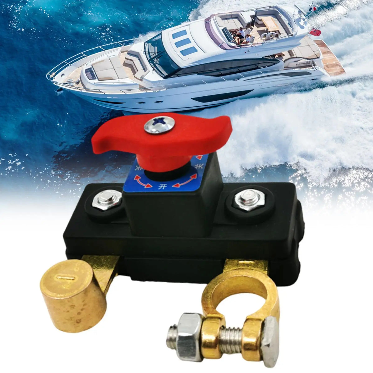Car Battery Disconnect Switch 12V/24V 100A – RV Truck Boat