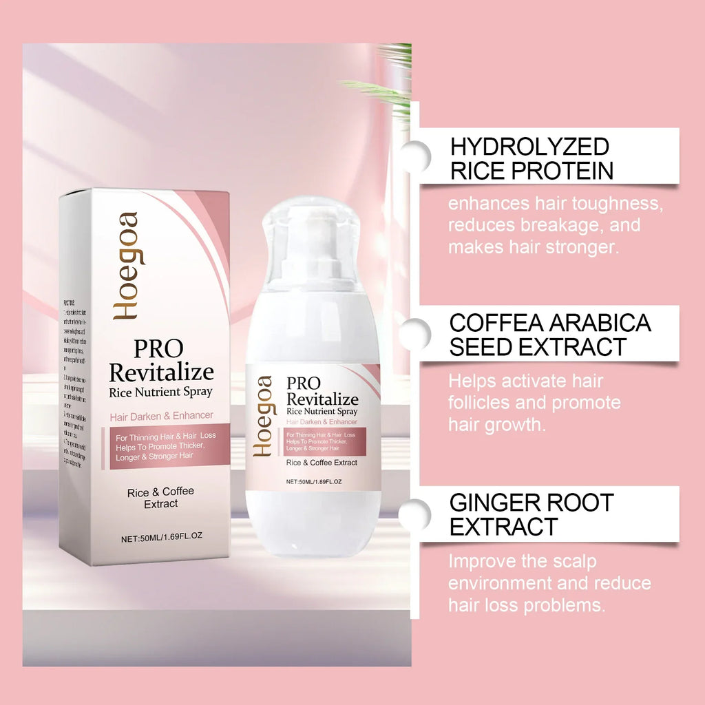 HOEGOA Fermented Rice Water Hair Growth Serum Spray | 50ml
