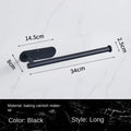 Wall-Mount Stainless Steel Paper Towel & Toilet Roll Holder