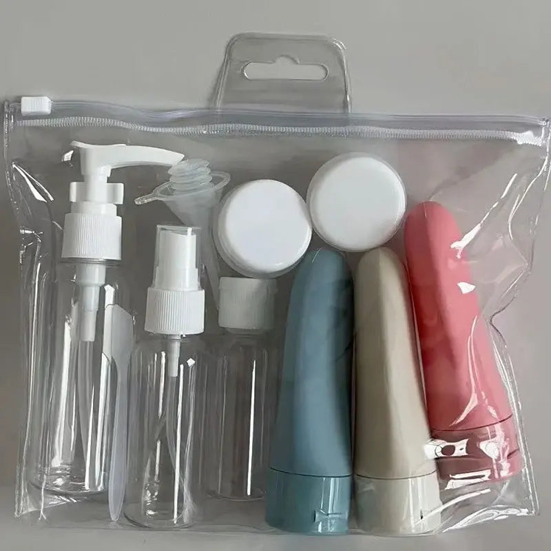11-Piece Travel Bottles Set with Storage Bag | TSA-Friendly