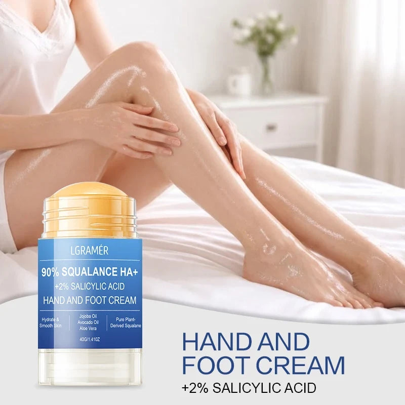 2% Salicylic Acid & 90% Squalane Foot & Hand Cream | LGRAMER