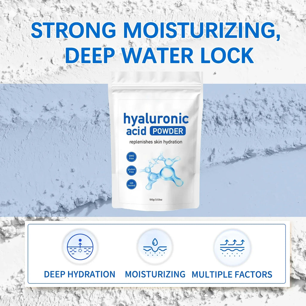 Hyaluronic Acid DIY Mask Powder 100g – Hydrating & Brightening