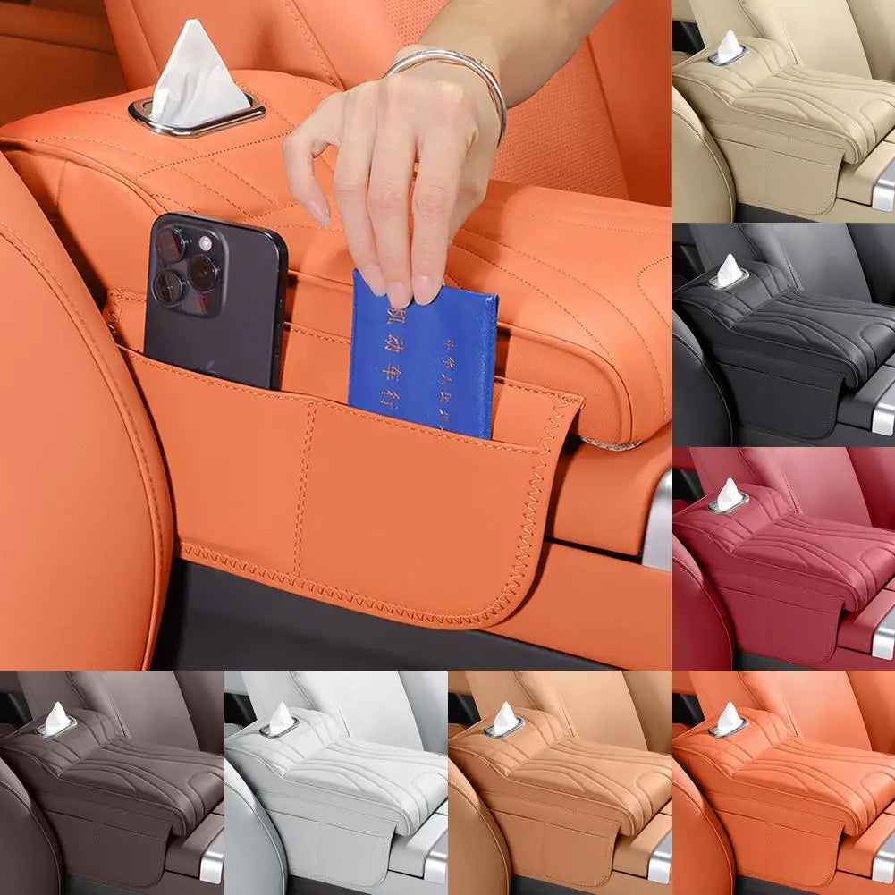 Haval H9 2024–2025 Leather Armrest Cover & Storage Pad