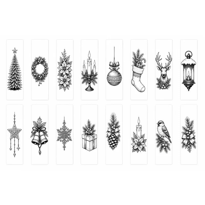 Christmas Coloring Bookmarks – Festive DIY Art Page Markers