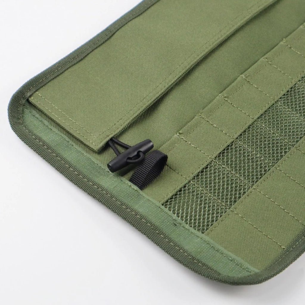 Outdoor Cutlery Roll-Up Bag – 13-Pocket Travel Pouch