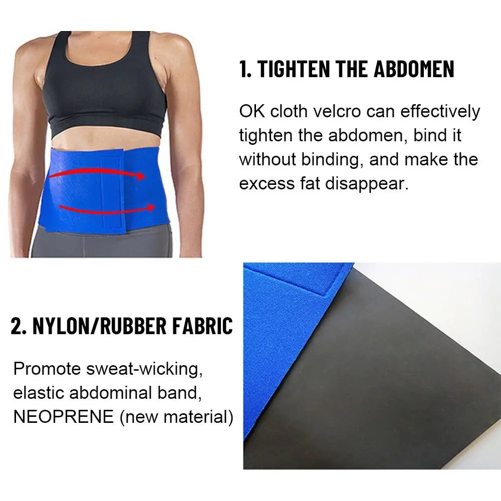 Neoprene Waist Support Belt – Lumbar Brace & Body Girdle