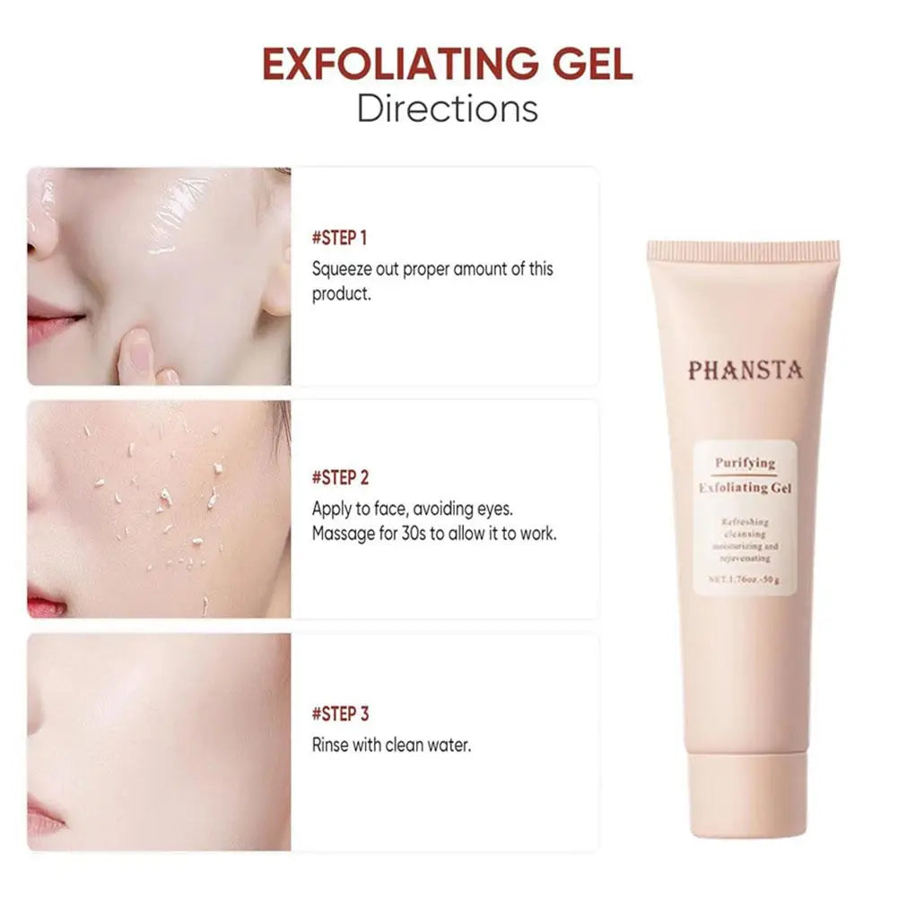 Face Exfoliating Gel – Deep Pore Cleanse & Gentle Scrub