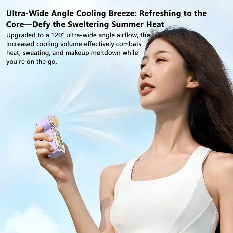 USB Rechargeable Portable Handheld Mini Turbo Fan | High Speed
