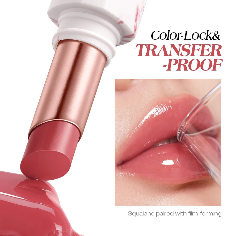O.TWO.O Mirror Ice-Film Lip Glaze | 24H Glossy Lipstick