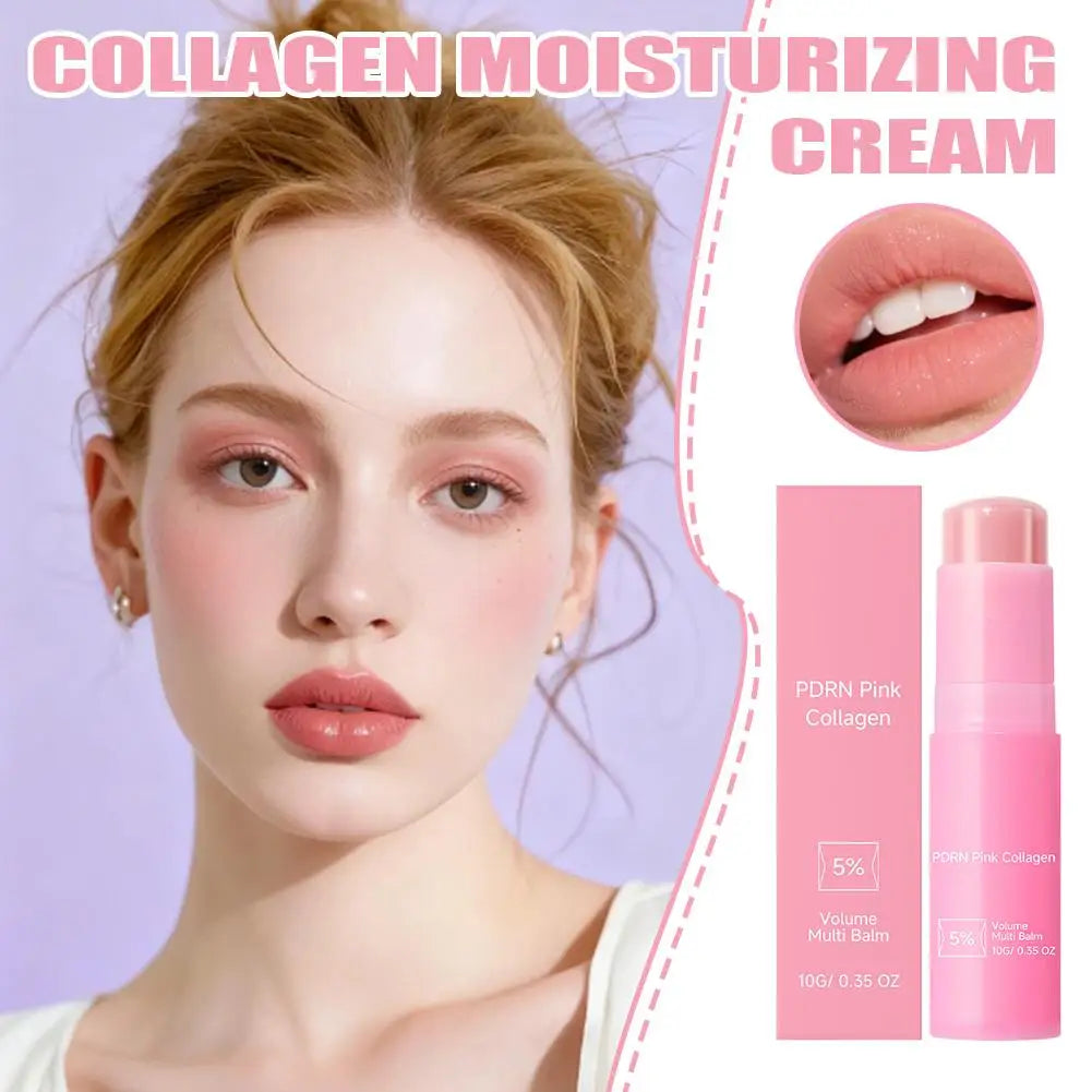 Collagen Pink Multi Balm Stick – Hydrating Korean Facial Cream