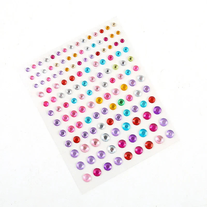 Jewel Sparkle Crystal Eye Drill Sticker Facial Beauty Decorations