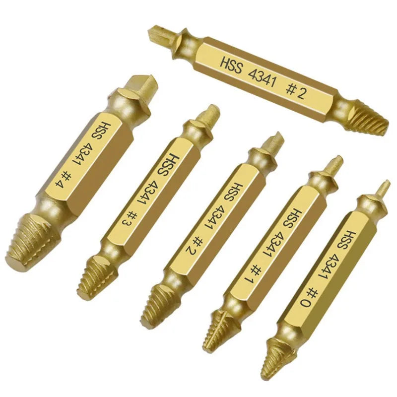 Double-Head Screw Extractor & Broken Bolt Remover Set