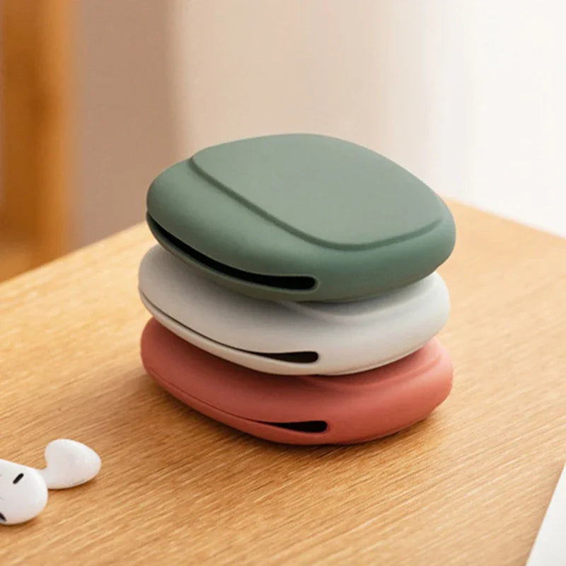 Silicone Cable & Earphone Storage Bag | Travel Organizer