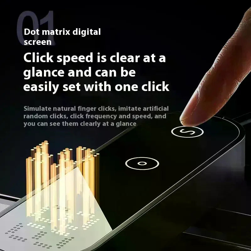 Screen Auto Clicker Simulated Finger Clicking Tiktok Smart Phone App